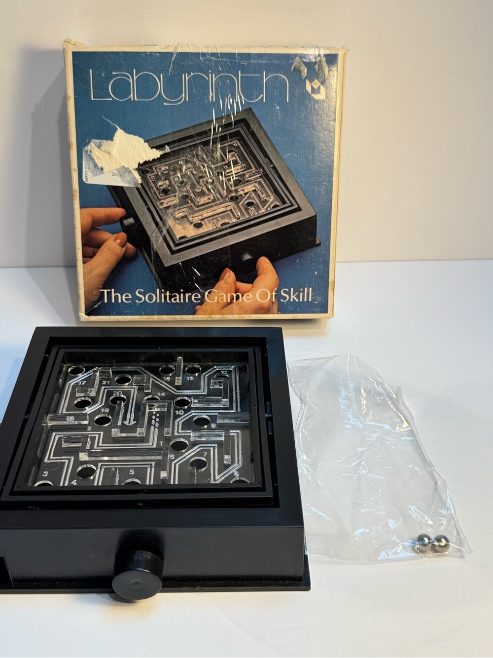Vintage Labyrinth Game 1979 Mag-Nif Solitaire Maze Puzzle Skill No. 2290